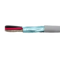 Alpha Wire Ecogen Ecocable Mini Screened Control Cable 4 Cores 0.24mm² 24 AWG, Grey Modified Polyphenylene, 30 m 78124 SL005