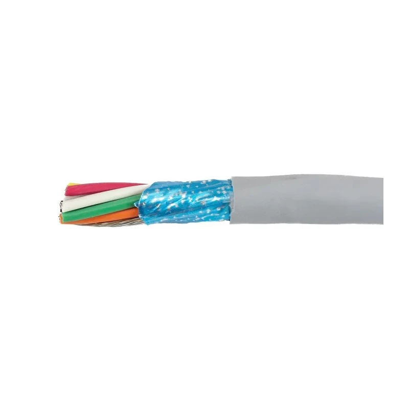 Alpha Wire Ecogen Ecocable Mini Control Cable, 8 Cores, 0.61mm² 20 AWG, Screened, 300V, 30m Length, Grey 78148 SL005