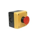 Idec XW Series Twist Release Emergency Stop Push Button, Surface Mount, 4 NC Contacts, IP65 FB1W-XW1E-BV404MR