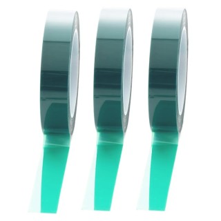 Hi-Bond Green Silicone Adhesive Polyester Masking Tape 25mm x 66m HB857DG
