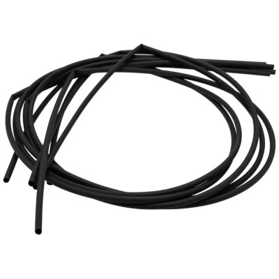 HellermannTyton Halogen Free Heat Shrink Tubing Black 4.5 mm Sleeve Diameter x 1.2 m Length 3:1 Ratio TA32