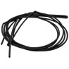 HellermannTyton Halogen Free Heat Shrink Tubing Black 4.5 mm Sleeve Diameter x 1.2 m Length 3:1 Ratio TA32