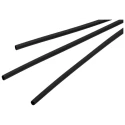 HellermannTyton Halogen Free Heat Shrink Tubing Black 4.5 mm Sleeve Diameter x 1.2 m Length 3:1 Ratio TA32