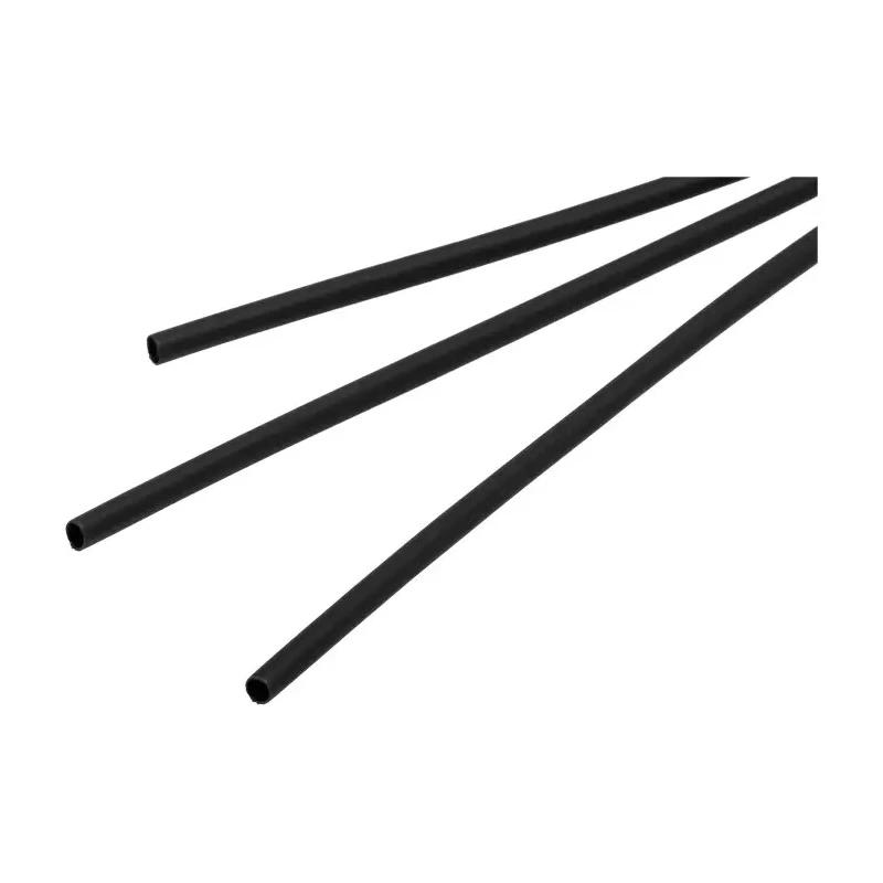 HellermannTyton Halogen Free Heat Shrink Tubing Black 4.5 mm Sleeve Diameter x 1.2 m Length 3:1 Ratio TA32