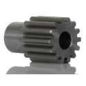 RS Pro Steel 14 Teeth Spur Gear, 1 Module, 6mm Bore, 14 mm Pitch Diameter, 11 mm Hub Diameter 182-7803