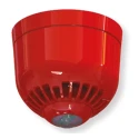 Klaxon Sonos Pulse Series Red Sounder-Beacon Combination 60V DC, 97 dB @ 1m, IP21 IP65 ESF-5008