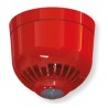 Klaxon Sonos Pulse Series Red Sounder-Beacon Combination 60V DC, 97 dB @ 1m, IP21 IP65 ESF-5008