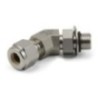 Tube Fittings 45 Degree Positionable Male Elbow Size From 1/16 to 2inch and 2mm to 50mm (Set of 50)