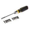 Stanley Ratchet Screwdriver & Bit Set Phillips, Pozidriv, Slotted, Torx Bi-Material Handle FMHT0-62690
