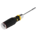 Stanley Ratchet Screwdriver & Bit Set Phillips, Pozidriv, Slotted, Torx Bi-Material Handle FMHT0-62690