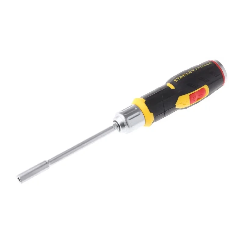 Stanley Slotted Ratchet Screwdriver & Bit Set 12 Pieces Bi-Material Handle FMHT0-62691