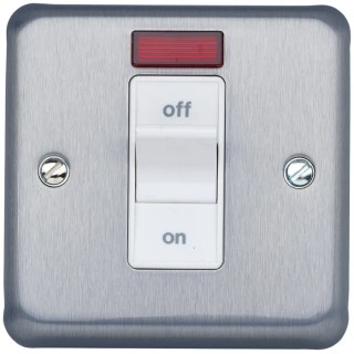 MK Electric 32A 1 Gang Switched Fused Spur BS 1363 Pt 2 K5106BRC