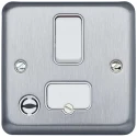MK Electric 13A 1 Gang Switched Fused Spur Albany Plus Range Surface Flush Mount 115V NFC61-341 