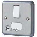 MK Electric 13A 1 Gang Switched Fused Spur Albany Plus Range Surface Flush Mount 115V NFC61-341 