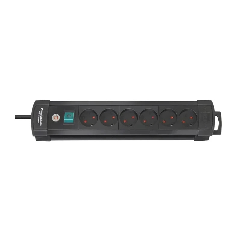 brennenstuhl Premium-Line 3 m 6 Socket Type K Extension Lead, IP20 1156005016