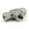Tube Fittings Female Branch Tee Size From 1/16 to 2inch and 2mm to 50mm (Set of 50)