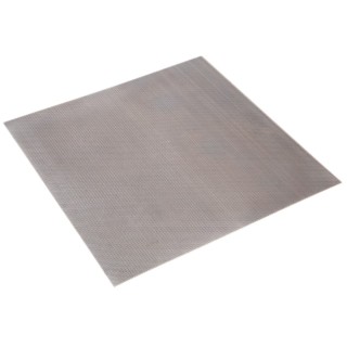 RS PRO Stainless Steel Perforated Metal Sheet Silver 500 mm x 500 mm 0.55 mm Thickness 182-8360