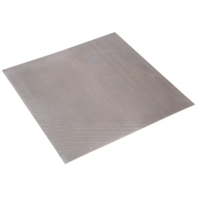 RS PRO Stainless Steel Perforated Metal Sheet Silver 500 mm x 500 mm 0.55 mm Thickness 182-8360