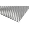 RS PRO Perforated Stainless Steel Metal Sheet Silver 500 mm x 500 mm 0.55 mm Thick 182-8382