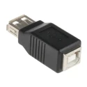 RS PRO USB Type A to Female to USB B Female Adapter USB 2.0, 28AWG Copper Wire, PVC Hood, PE Insulation 182-8480