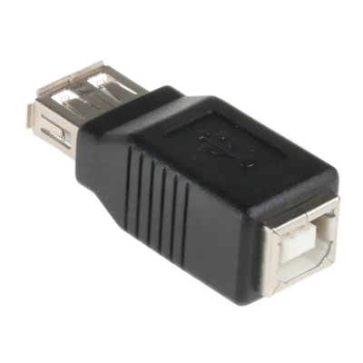 RS PRO USB Type A to Female to USB B Female Adapter USB 2.0, 28AWG Copper Wire, PVC Hood, PE Insulation 182-8480