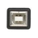 RS PRO USB Type A to Female to USB B Female Adapter USB 2.0, 28AWG Copper Wire, PVC Hood, PE Insulation 182-8480