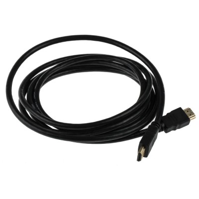 RS PRO 3 m 4K HDMI Cable Male HDMI to Male HDMI Black 182-8474