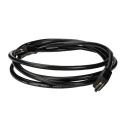 RS PRO 2 m 4K HDMI Male to Male Cable, Black 182-8473
