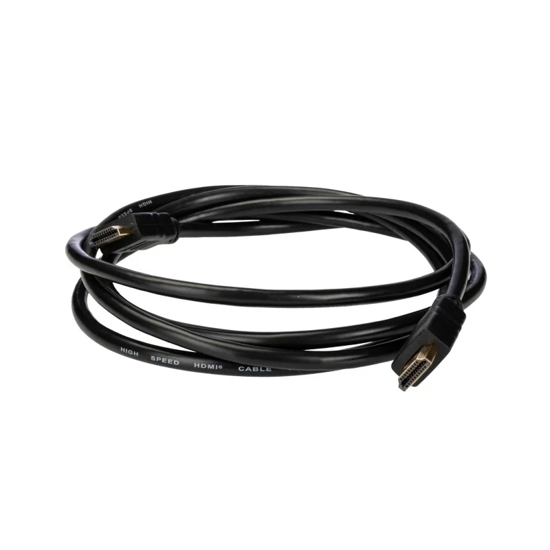 RS PRO 2 m 4K HDMI Male to Male Cable, Black 182-8473