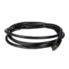 RS PRO 2 m 4K HDMI Male to Male Cable, Black 182-8473