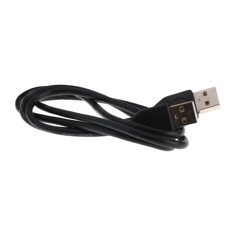 RS PRO IC Socket USB Cable Male USB Type A to Male USB Type A USB 2.0 Black 1 m 182-8482