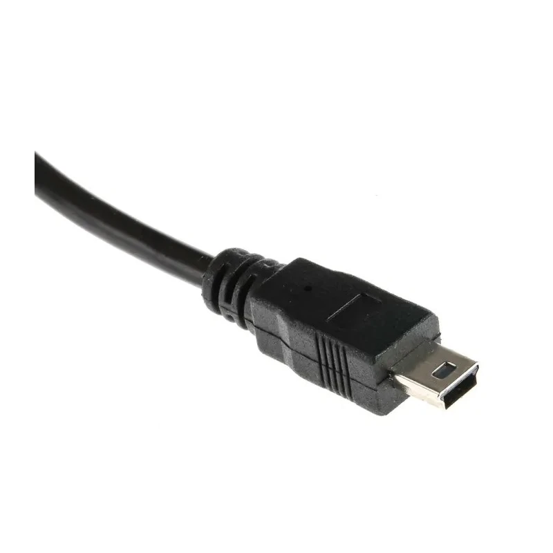 RS PRO IC Socket USB Cable Male USB Type A to Male USB 2.0 Mini USB Type B Black 5m 182-8494
