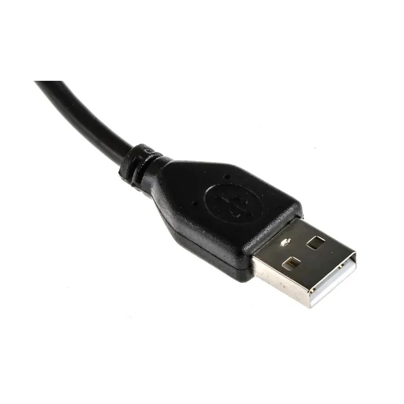 RS PRO IC Socket USB Cable Male USB Type A to Male USB 2.0 Mini USB Type B Black 5m 182-8494