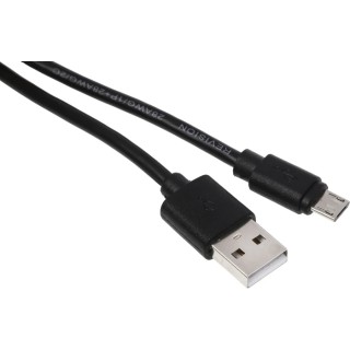 RS PRO IC Socket USB Cable Male USB Type A to Male USB 2.0 Micro USB Type B 1.8m 182-8496