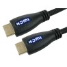 RS PRO 1 m 4K HDMI Cable Male to Male HDMI Black 182-8502