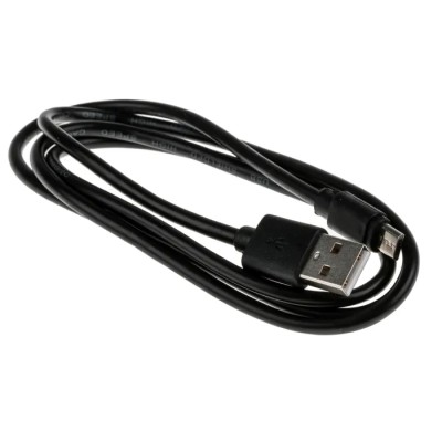 RS PRO IC Socket USB Cable Male USB Type A to Male Micro USB Type B USB 2.0 Black 1 m 182-8495