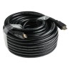 RS PRO 20 m 4K HDMI Cable Male to Male HDMI Black 182-8501