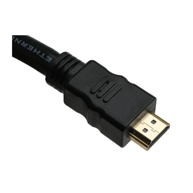 RS PRO 20 m 4K HDMI Cable Male to Male HDMI Black 182-8501