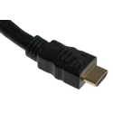 RS PRO 20 m 4K HDMI Cable Male to Male HDMI Black 182-8501