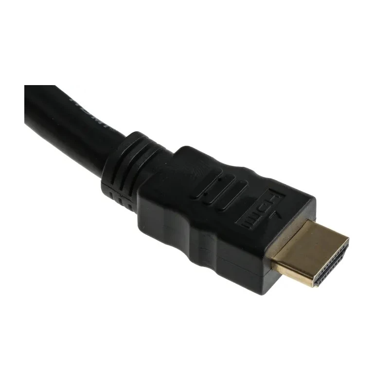 RS PRO 20 m 4K HDMI Cable Male to Male HDMI Black 182-8501