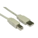 RS PRO IC Socket USB Cable Male USB Type A to Male USB Type B USB 2.0 1.8 m 182-8549