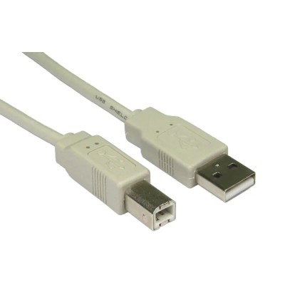 RS PRO IC Socket USB Cable Male USB Type A to Male USB Type B USB 2.0 1.8 m 182-8549