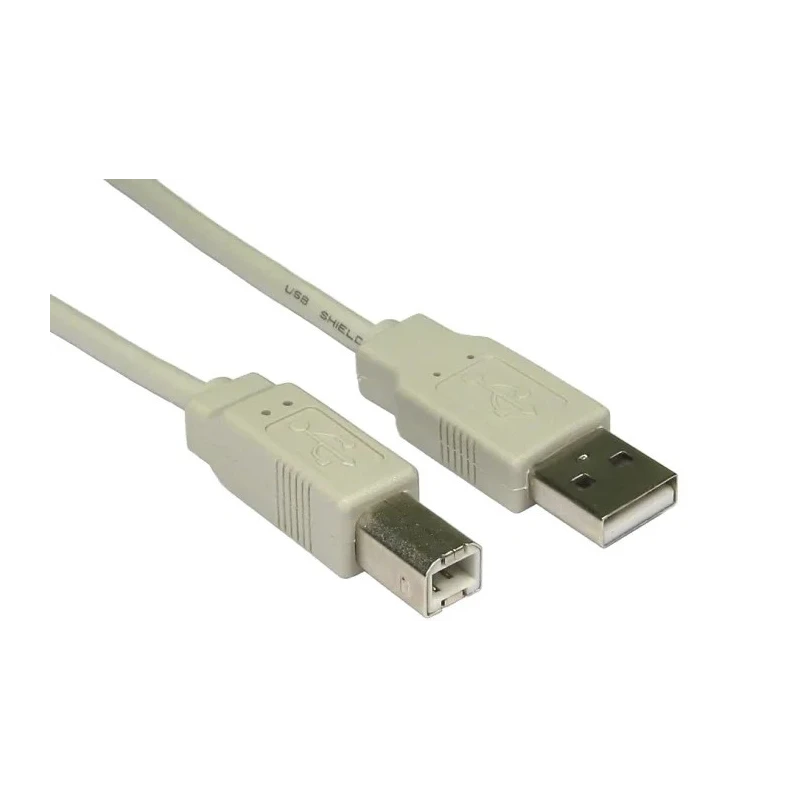 RS PRO IC Socket USB Cable Male USB Type A to Male USB Type B USB 2.0 1.8 m 182-8549