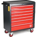 RS PRO 7 Drawer Wheeled Roller Cabinet Steel Mobile Tool Storage 710mm x 450mm x 975mm 66.4kg 833-5900
