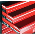 RS PRO 7 Drawer Wheeled Roller Cabinet Steel Mobile Tool Storage 710mm x 450mm x 975mm 66.4kg 833-5900