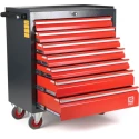 RS PRO 7 Drawer Wheeled Roller Cabinet Steel Mobile Tool Storage 710mm x 450mm x 975mm 66.4kg 833-5900