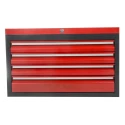 RS PRO Heavy-Duty 4 Drawer Steel Tool Chest with Locking System 794mm x 440mm x 476mm 42kg 833-5907
