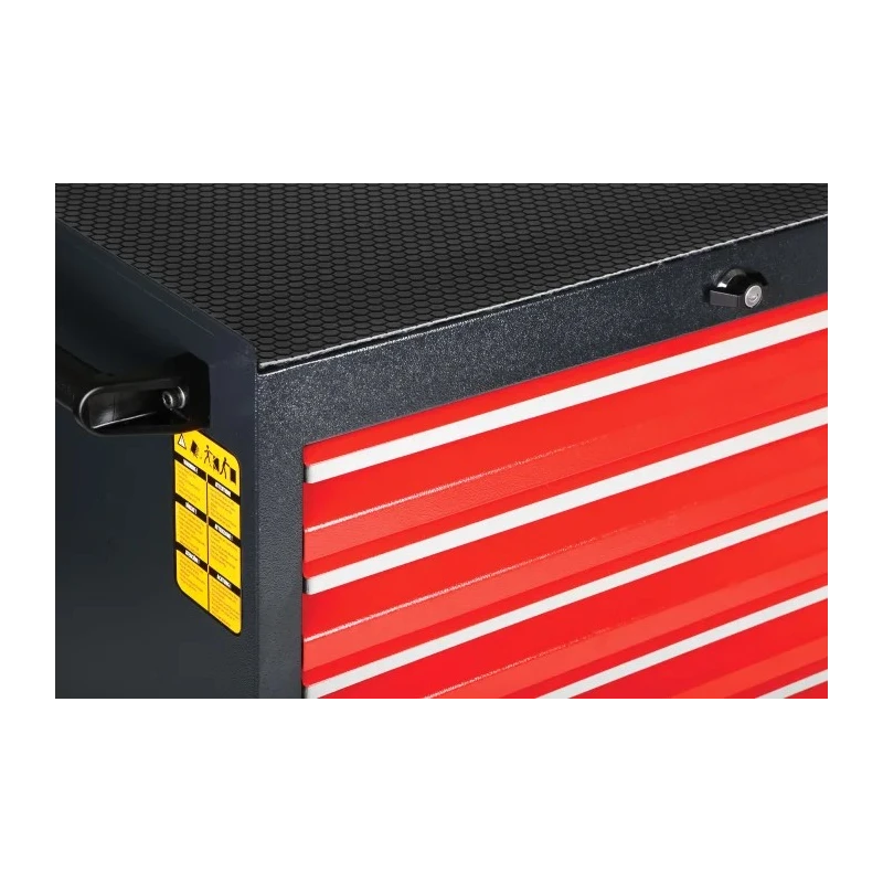 RS PRO 7 Drawer Wheeled Roller Cabinet Steel Mobile Tool Storage 710mm x 450mm x 975mm 66.4kg 833-5900