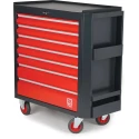 RS PRO 7 Drawer Wheeled Roller Cabinet Steel Mobile Tool Storage 710mm x 450mm x 975mm 66.4kg 833-5900