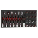RS PRO 29-Piece 1/2 in 6 Point, Bit, Deep, Hexagon Chrome Steel Socket Set 833-5957